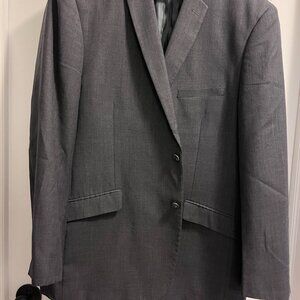 Bachrach Men's Navy Blue Suit